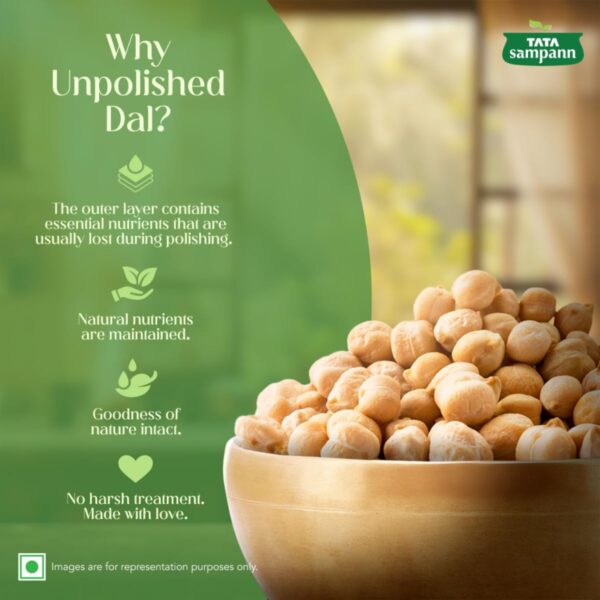 Sampann Unpolished Kabuli Chana (Big Size), 500g