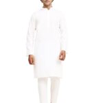 SKAVIJ Men's Casual Kurta Pajama Set Regular Fit Traditional Dress Yoga Outfit