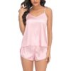 Sleep Tops & Shorts Set for Women’s Regular Nightwear Dress (Free Size)