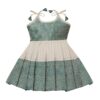 South Indian Traditional Pattu Pavadai Jacquard Silk Frock Dress for Baby Girls