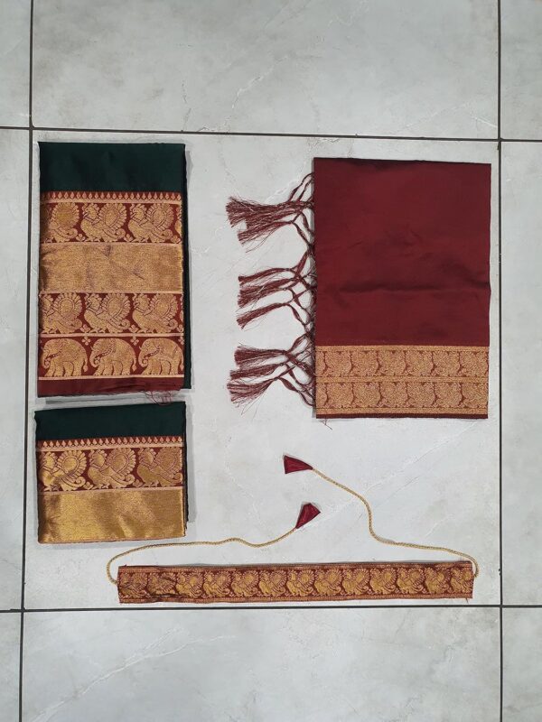 South indian Traditional Unstitched Narayanpet Half Sareee