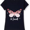 T2F Girls Cotton Printed Regular Fit T-Shirt (Pack of 5)