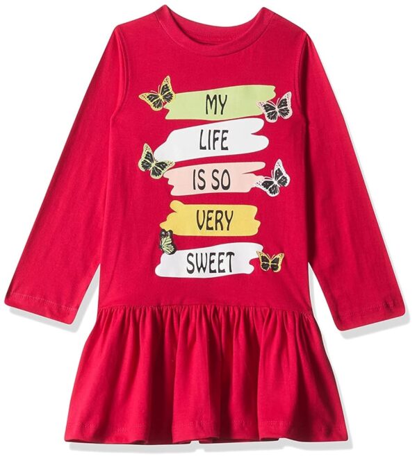 T2F Girls Knee-Length Casual Dress