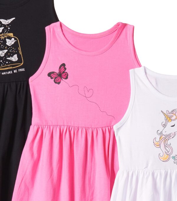 T2F Girls Knee-Length Casual Dress(Pack of 3)