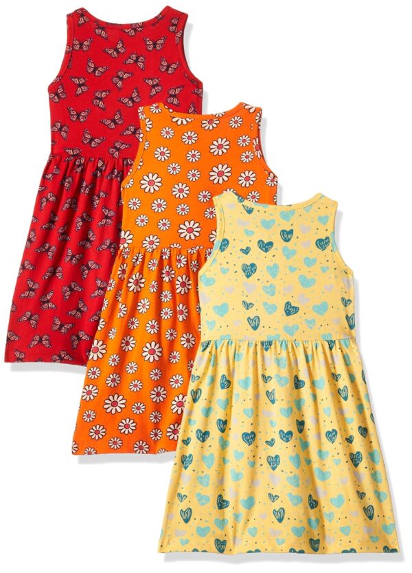 T2F Girls Knee-Length Casual Dress(Pack of 3)
