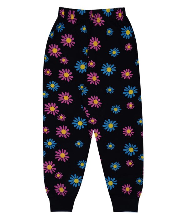 T2F Girl's Regular Fit Mid Rise Track Pant