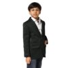 TAHVO Blazer for Boys | Lycra Blend Regular Fit with Notched Lapel and Side Vents