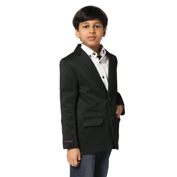 TAHVO Blazer for Boys | Lycra Blend Regular Fit with Notched Lapel and Side Vents