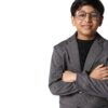 TAHVO Blazer for Boys | Lycra Blend Regular Fit with Notched Lapel and Side Vents
