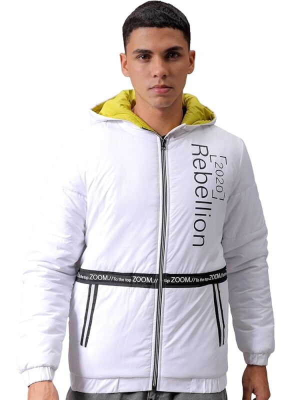 The Indian Garage Co Men Slim Fit Mix & Match Puffer Jackets