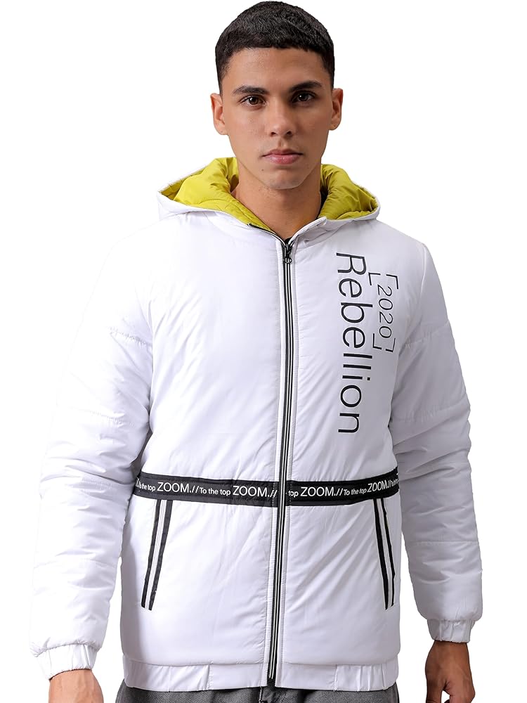 The Indian Garage Co Men Slim Fit Mix & Match Puffer Jackets