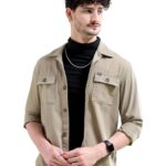The Indian Garage Co Men's Cotton Slim Fit Shirt