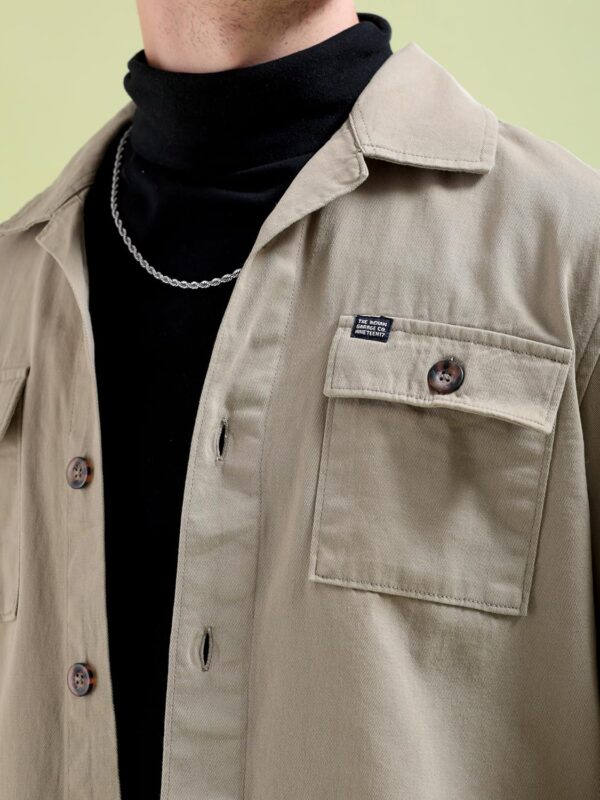 The Indian Garage Co Men's Cotton Slim Fit Shirt