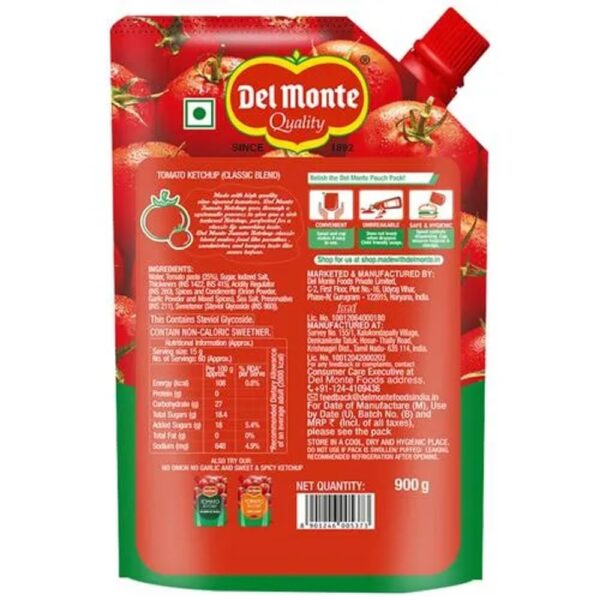 Tomato Ketchup - Classic Blend, 900 grams | No MSG |100% vegan