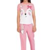 TotzTouch Baby Girl's Cotton Printed Pyjama Set Pack of 1