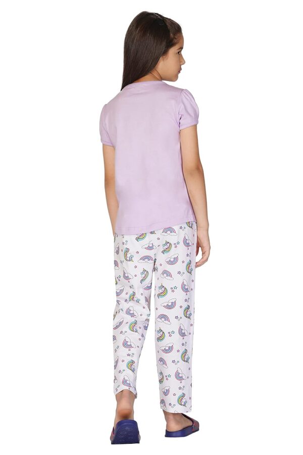 TotzTouch Baby Girl's Cotton Printed Pyjama Set Pack of 1