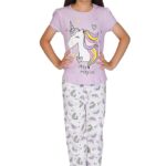 TotzTouch Baby Girl's Cotton Printed Pyjama Set Pack of 1