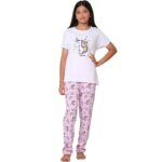 TotzTouch Baby Girl's Cotton Printed Pyjama Set Pack of 1