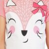 TotzTouch Kids Girls Night Wear T Shirt & Pyjama | Night Dress for Girl Kids | Night Dresses Tee Top & Pajama Pant Set (Sizes 6 Months to 15 Years)