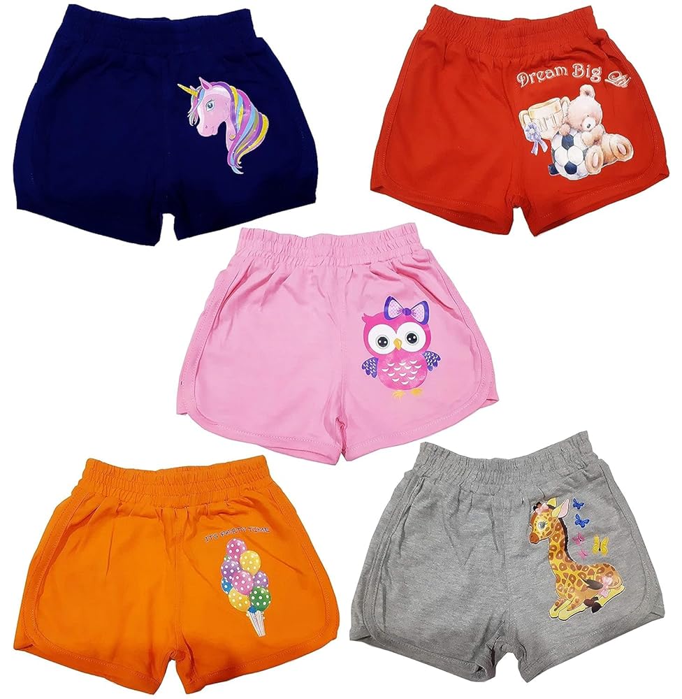 TotzTouch Kids Girls Shorts | Baby Girls Shorts Cotton Bottoms Summer Style