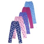 TotzTouch Printed Cotton Girls Pyjama Pants/Hypoallergenic Girl Pajamas for Day & Night Regular Wear/Elastic Waist/Non Shrink/Fade Pajama Pant (Pyjama Size Option 6 Month To 16...