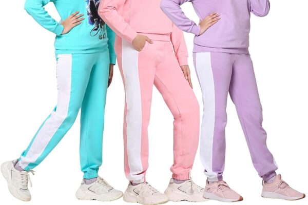 TotzTouch Printed Cotton Girls Pyjama Pants/Hypoallergenic Girl Pajamas for Day & Night Regular Wear/Elastic Waist/Non Shrink/Fade Pajama Pant (Pyjama Size Option 6 Month To 16...