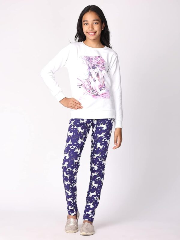 TotzTouch Printed Cotton Girls Pyjama Pants/Hypoallergenic Girl Pajamas for Day & Night Regular Wear/Elastic Waist/Non Shrink/Fade Pajama Pant (Pyjama Size Option 6 Month To 16...