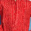 VASTRAMAY Boys' Blue and Rose Gold Kurta Patiala Set | Gold Bandhani And Foil Print Rayon Kurta With Pyjama for Navratri, Diwali & Festive Celebrations - Stylish and Comfortable...