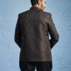 VASTRAMAY Men's Jodhpuri - Silk Blend Jacquard Jodhpuri For Men.