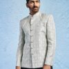 VASTRAMAY Men's Jodhpuri - Silk Blend Jacquard Jodhpuri For Men.