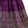 White Button New Wine Ethnic Long Party Kids Gown for Girls Maxi Dress
