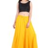 Women's Georgette Palazzo Bottom|| Featured in Shark Tank India -Yellow
