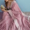 Women's Lucknowi Chikankari Linen cotton Woven Sarees For Women with Blouse sarees for Women-002