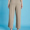 Women's Lycra Regular Fit Trouser Pant for Office School Formal Casual Daily Use-Grey