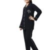 ZEYO Girls Night Suit Set Cotton Solid Plain Pajama Set Night dress 5512
