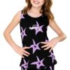 ZEYO Night Suit for Girl's Stars Printed Cotton Night Dress of Top and Short's Set 5527