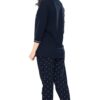 ZEYO Women's Cotton Dot Printed Pajama Set Night Suit Set Of Shirt & Pyjama 5242