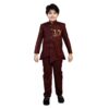 Zolario Clothing Set, Indo Western Dress for Kids Boys, Jacket and Pant Set, Ideal for Wedding, Birthday and Party.